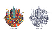 Europ famous cities, an Illustration by LisaKolbasa (Thumbnail 5 of 9)