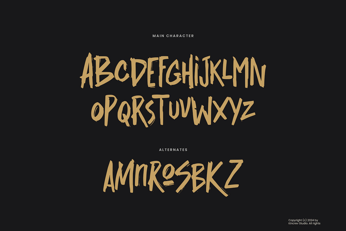 Norhdik, a Handwritten Font by Kincrev Studio (Photo 3 of 6)