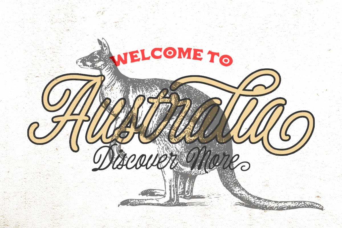 Mostergalle - Script Font, a Script Font by Letterhend Studio (Photo 9 of 9)