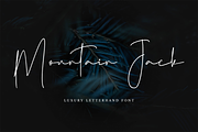 Mountain Jack | Letterhand Font, a Script Font by Moove Studio (Thumbnail 1 of 9)