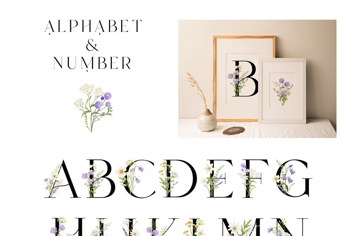 Watercolor Summer Wildflowers, an Illustration by polikarpovaart (Photo 10 of 16)