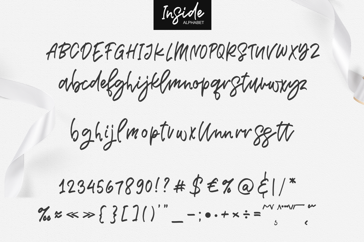 Inside, a Script Font by Larin Type Co. (Photo 9 of 9)