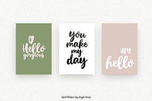 April Blossom Bold Brush Font