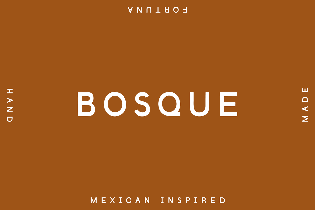 Bosque: Hand Drawn Sans Serif, a Sans Serif Font by Fortuna Font Foundry (Photo 1 of 4)
