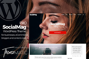 SocialMag Pro WordPress Theme