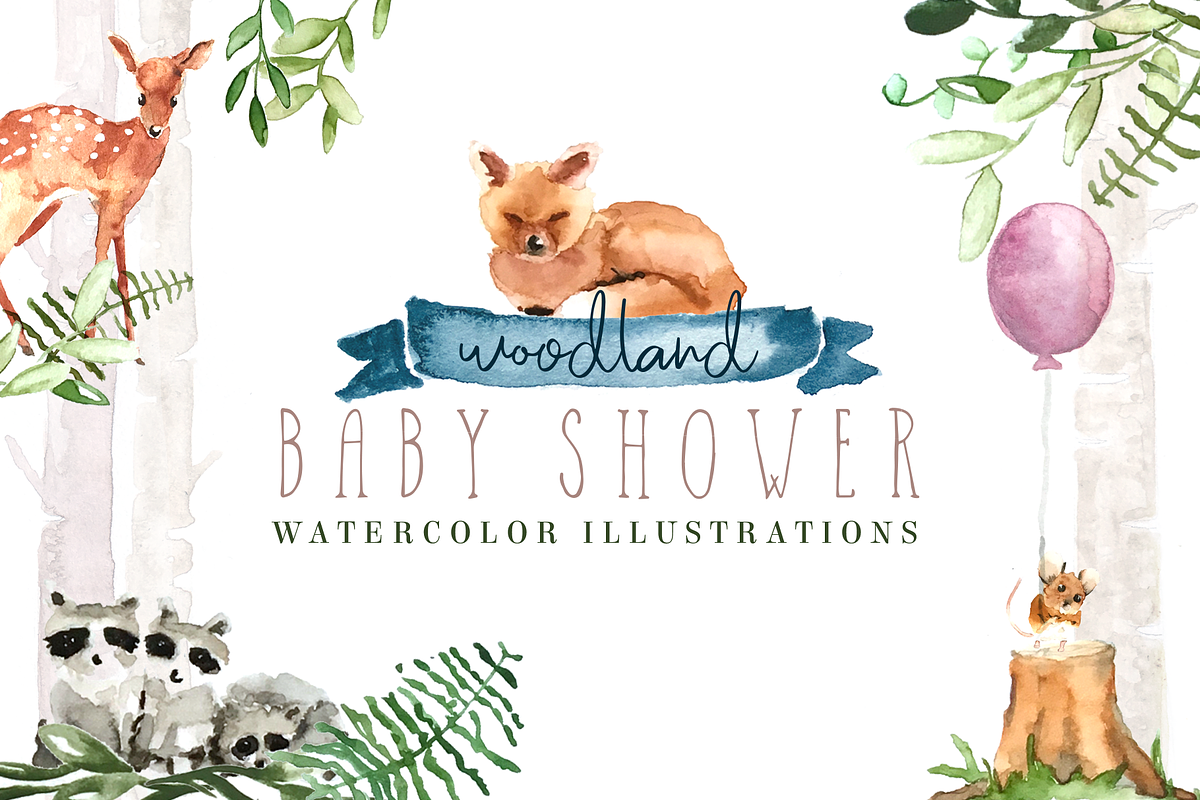 Realistic Watercolor Baby Animals, an Animal Illustration by plaidGecko (Photo 1 of 6)