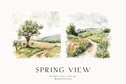 Spring View, a Seasonal Illustration by PeDe Designs (Thumbnail 6 of 10)