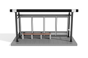 Bus Shelter 3D Model, an Architecture 3D Model by mrfauzi (Thumbnail 9 of 12)