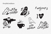 7 Crazy Doodle Owls, a Food Illustration by bartamarabara (Thumbnail 2 of 4)