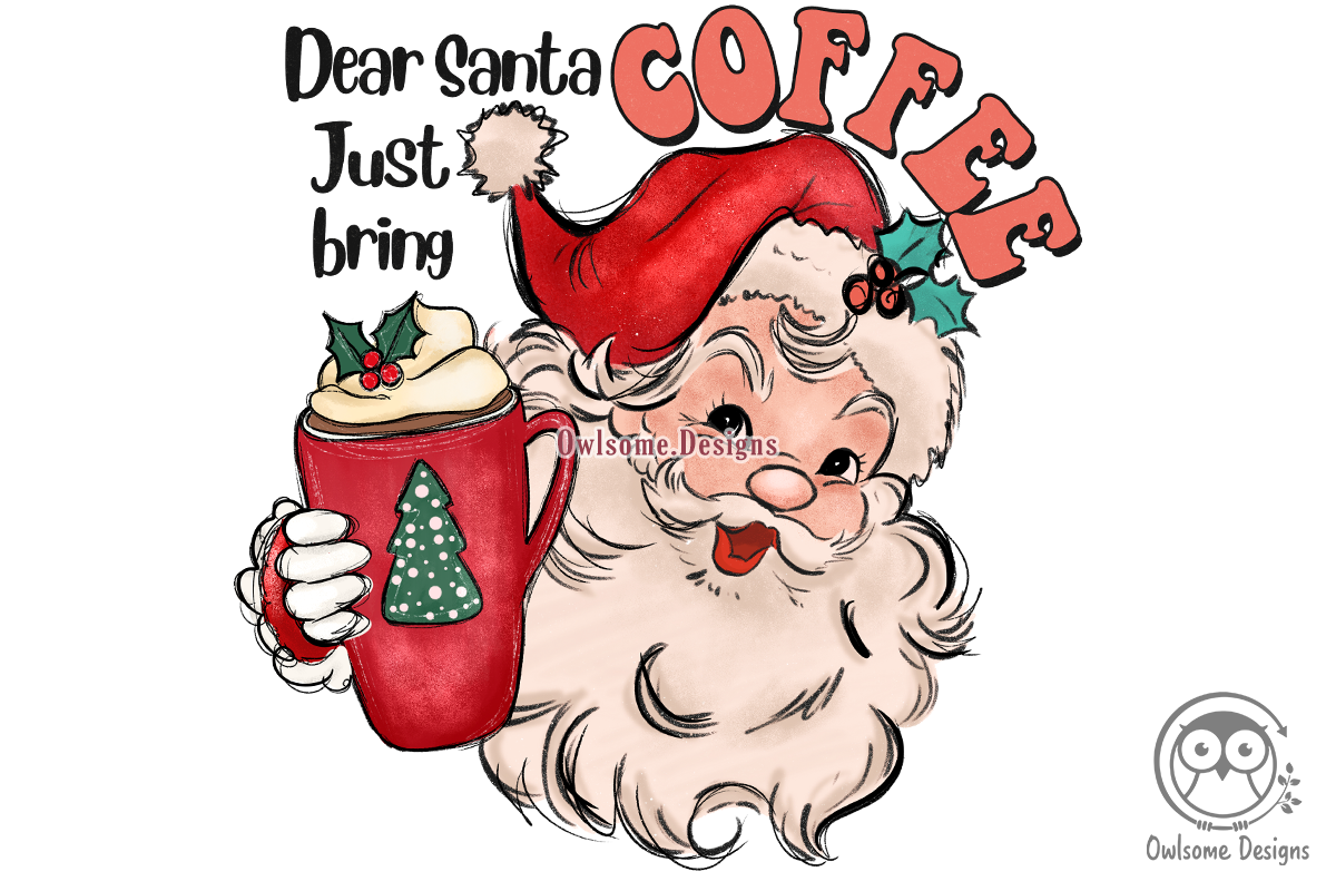 Christmas Coffee Sublimation Bundle, a Food Illustration by Owlsome.Designs (Photo 3 of 7)