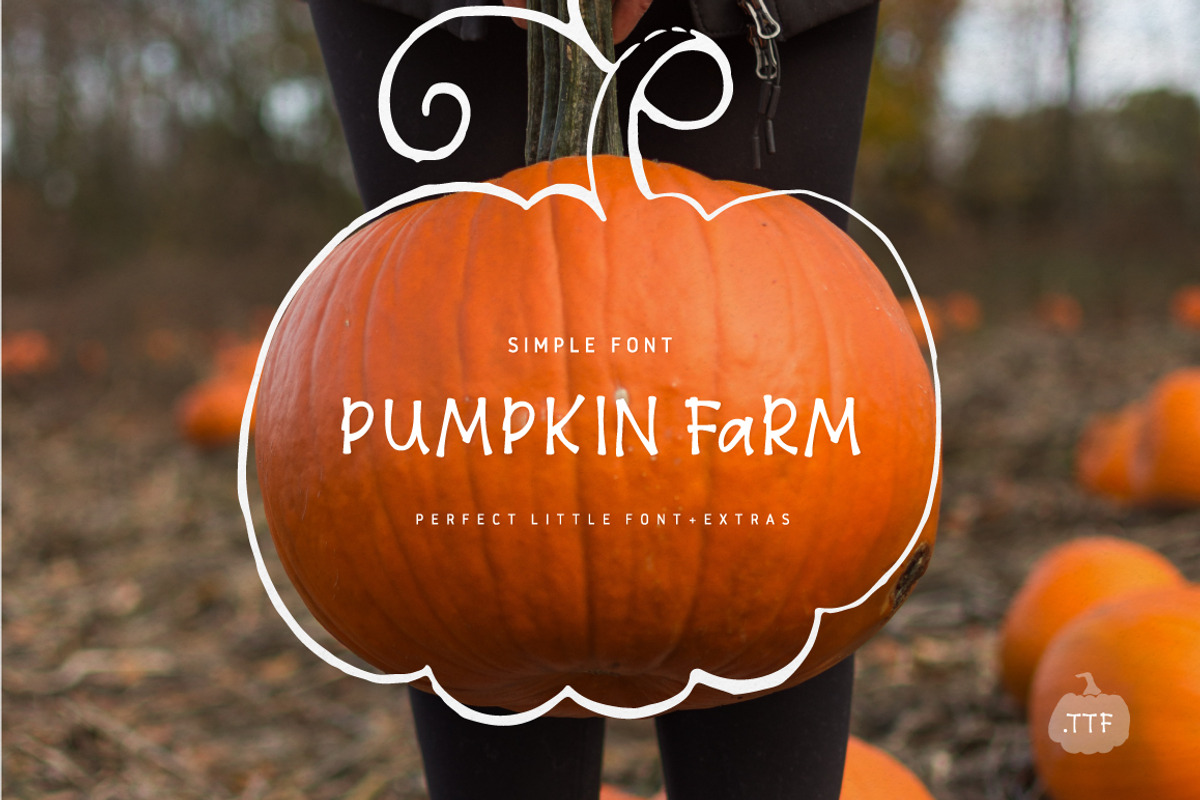 5$ Pumpkin Farm Font