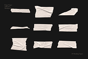 Beige Paper Adhesive Masking Tapes, a Texture Graphic by Ksuview (Thumbnail 11 of 11)