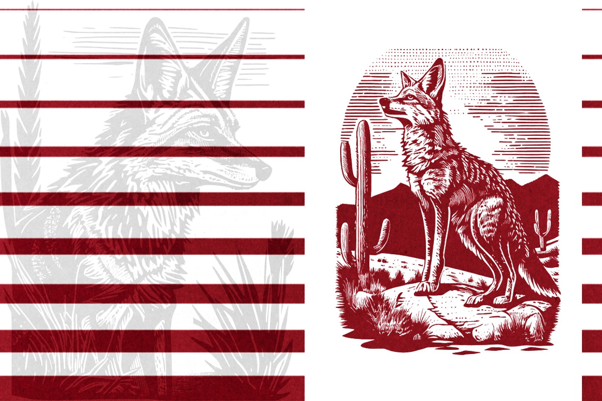 130 American Animals illustrations, an Animal Illustration by Nocturnal Wolf (Photo 8 of 13)