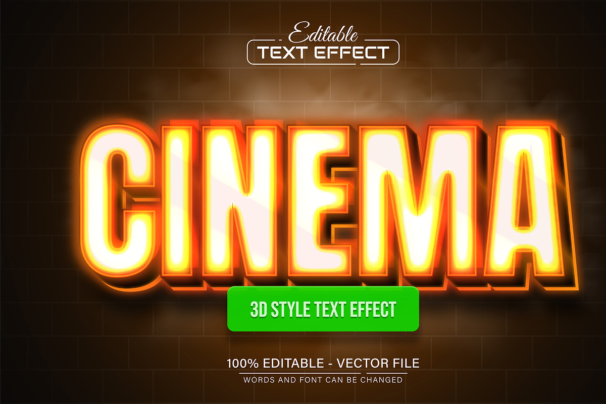 3D Text Effects Collection Vol 27, a Graphic by Aglonemadesign (Photo 2 of 9)