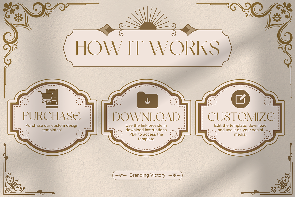 120 Gold Wedding Instagram Template, a Social Media Template by Branding Victory STD (Photo 10 of 10)