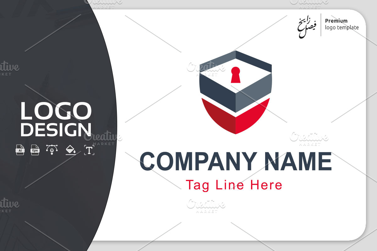 Security Logo Design only 15$, a Branding & Logo Template by Tasmim Premiem Design