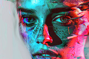 90 Glitch faces, a Person Illustration by Handmadefont (Thumbnail 16 of 94)