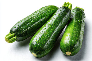 Fresh Green Zucchini Harvest Vegetab, a Photo by Pixeness Studio