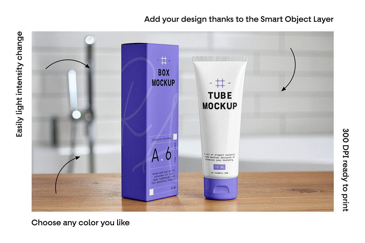 Cosmetic Packaging Mockups - vol.7, a Packaging Mockup by MockupForest (Photo 3 of 8)