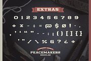 PEACEMAKER FONT SERIES, a Slab Serif Font by Alphabet Agency (Thumbnail 9 of 13)