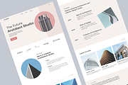 Architectural Agency Landing Page, a Landing Page Template by UiDex (Thumbnail 3 of 4)