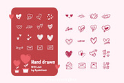 250 Procreate Valentines Stamps, a Brush Add-On by ProcreateiBox (Thumbnail 3 of 9)