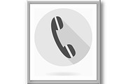 Fine Vector Telephone Receiver Flat, an Outline Icon by FineArtStudio (Thumbnail 3 of 3)