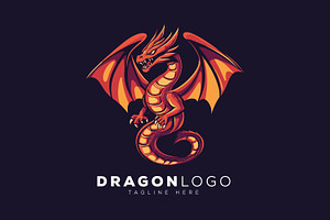 Dragon Logo, a Branding & Logo Template by Xoovion