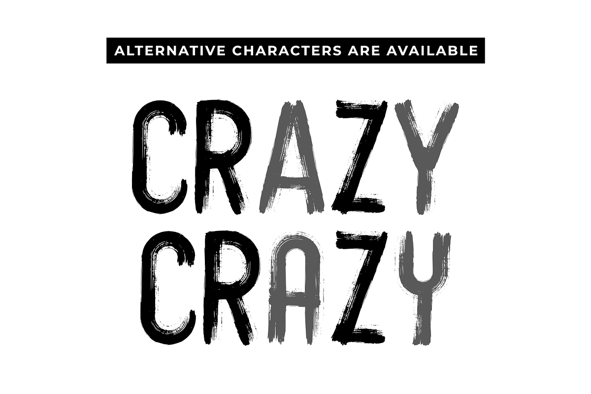 CRUSH FONT preview 7