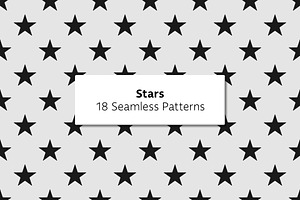 Stars - 18 Seamless Patterns