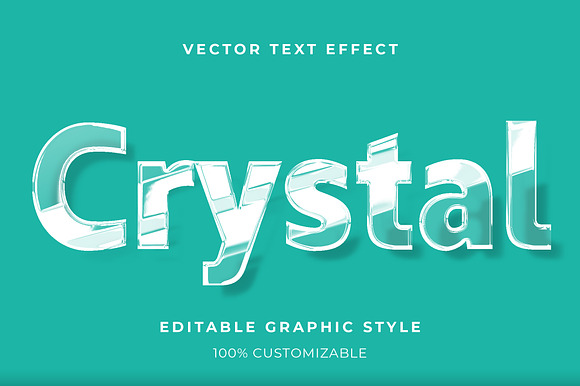 Glass Transparent Glossy Text Effect preview 3