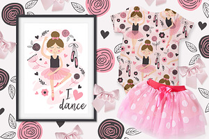 Ballerina Girl Beautiful Set