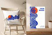 Wave and Sun. Abstract Designs, an Object Graphic by Lettering_Logo (Thumbnail 6 of 8)