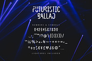 Futuristic Ballad, a Sans Serif Font by chekart (Thumbnail 9 of 9)