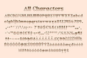 CS Aslan Stippled, a Sans Serif Font by Craft Supply Co. (Thumbnail 8 of 8)
