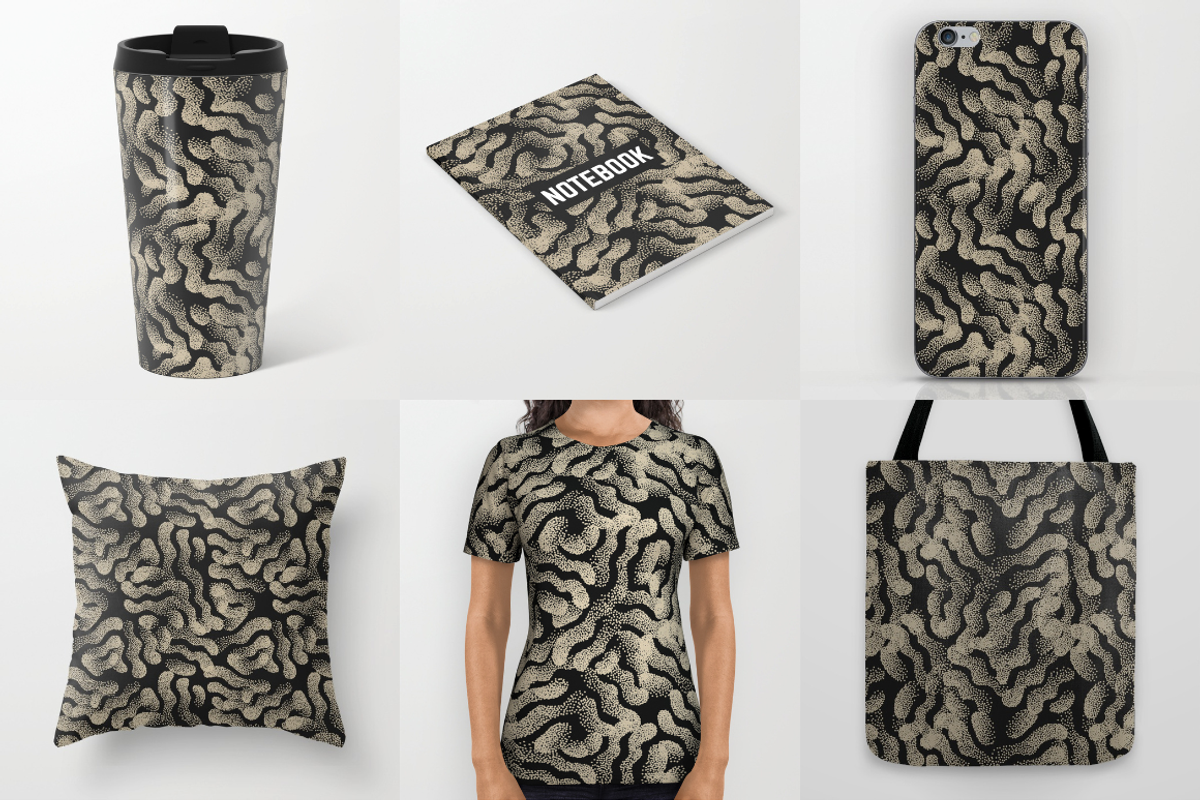 Vector Abstract Seamless Patterns, a Pattern Graphic by yamonstro (Photo 2 of 8)