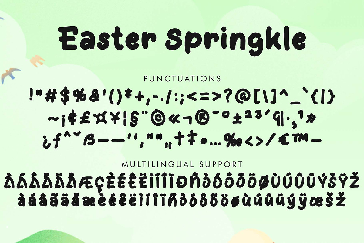Easter Sprinkle, a Handwritten Font by Yoga Letter (Photo 4 of 5)