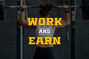 Hustle, a Slab Serif Font by Studio One Four (Thumbnail 5 of 6)