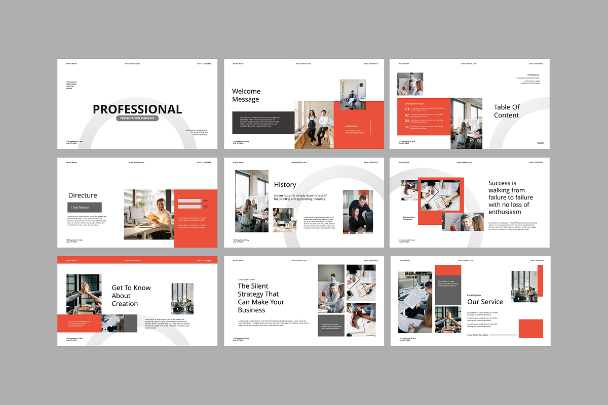 Professional Keynote Canva Template, a Presentation Template by Spesifikstd (Photo 3 of 8)