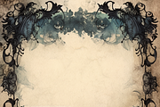 Dark Victorian Border, a Background Graphic by Printable Treasure (Thumbnail 5 of 10)