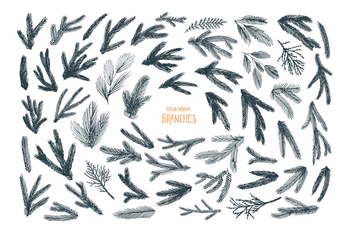 Big bundle of Christmas phrases., an Illustration by Asya Mix (Photo 5 of 8)