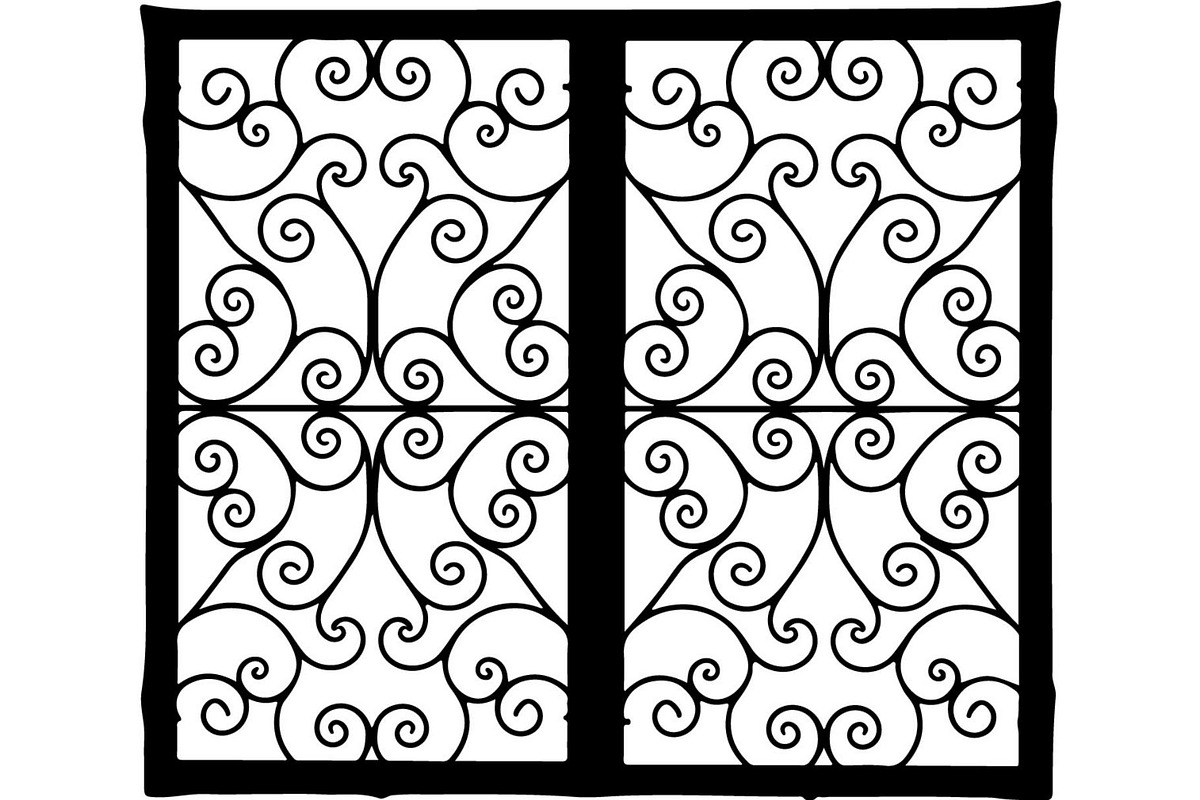 Vintage Scroll Gate Panel Bundle, a Decorative Illustration by Creativeshirt (Photo 11 of 20)