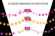 Christmas Light Procreate Brushes, a Brush Add-On by SketchQueen (Thumbnail 3 of 4)