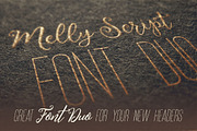 Melly Script Font Duo, a Script Font by Deeezy (Thumbnail 4 of 7)