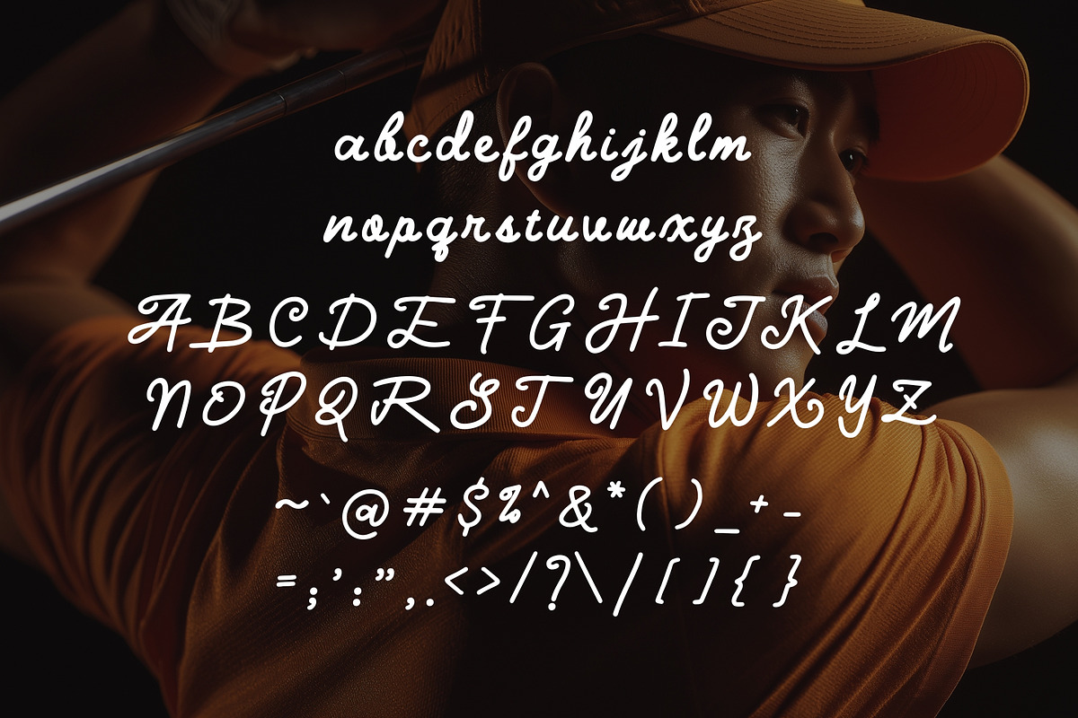 Birdie Bash - Script Golf Typeface, a Script Font by HipFonts