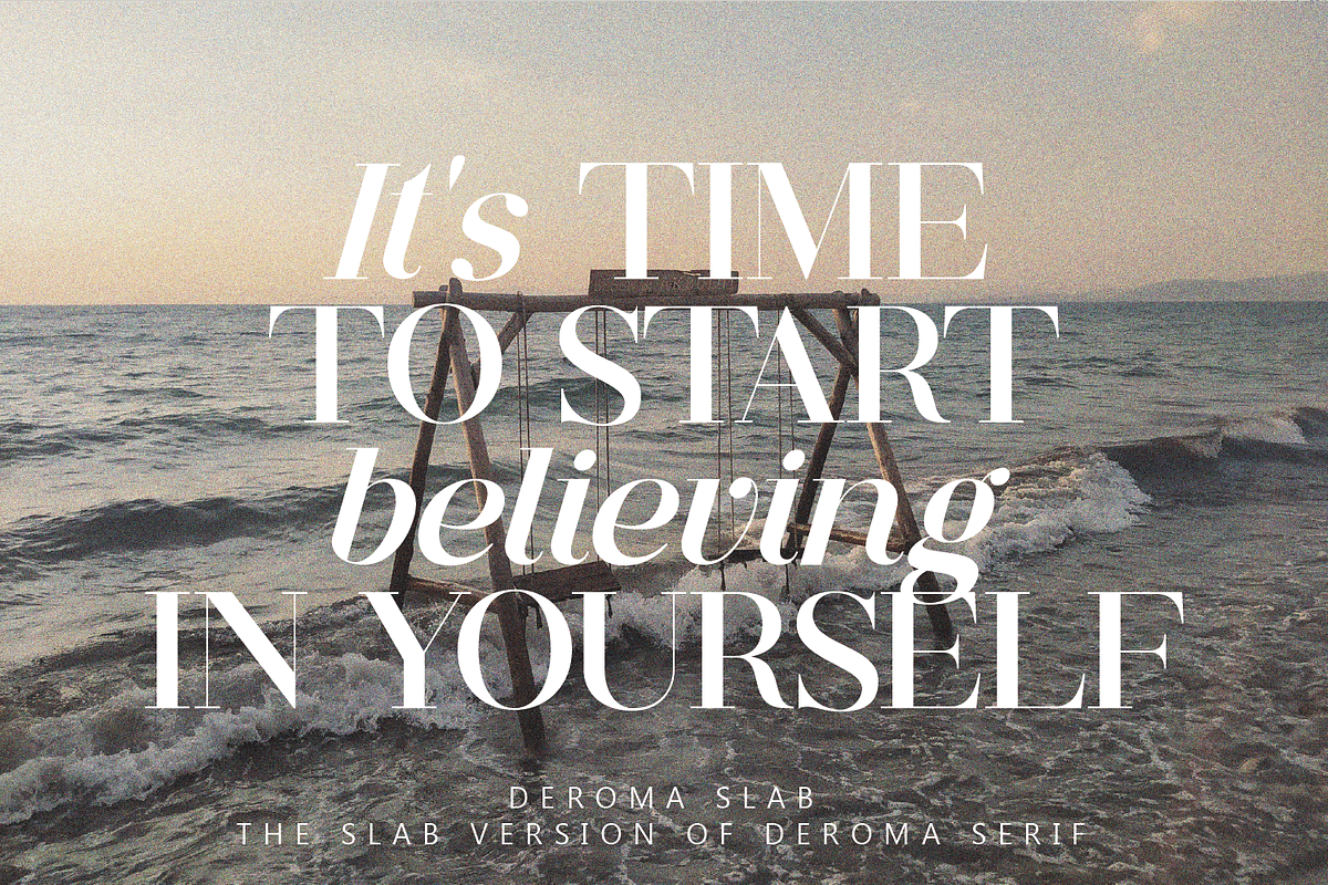 Deroma Slab, a Serif Font by Yahya Type (Photo 9 of 14)