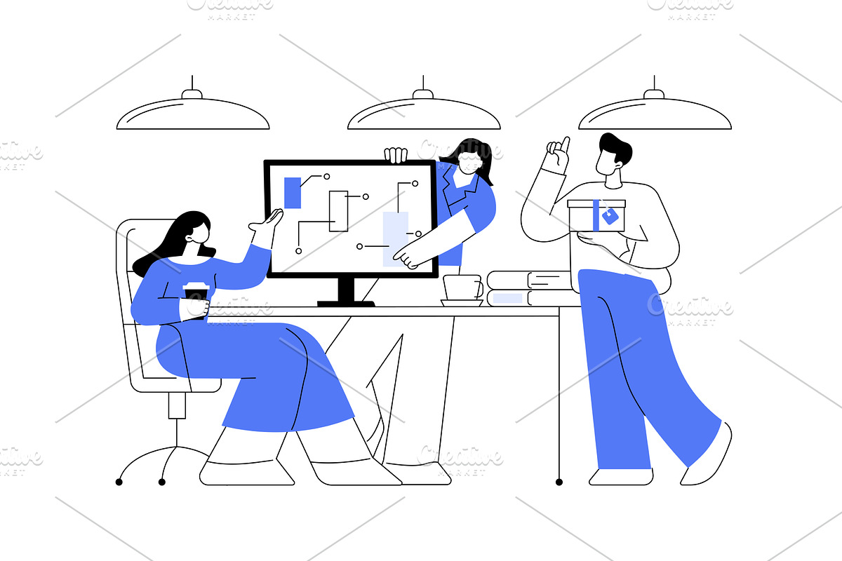 Branding abstract concept vector, a Finance Illustration by Visual Generation
