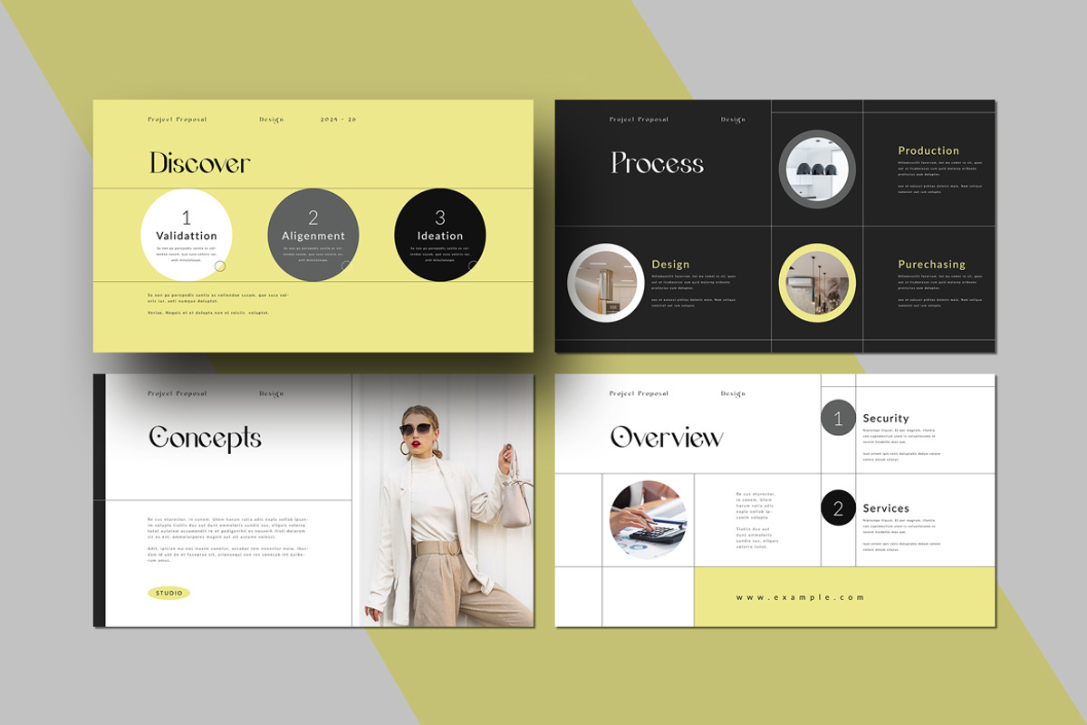 Brand Proposal Keynote Template, a Presentation Template by White Graphic (Photo 4 of 9)