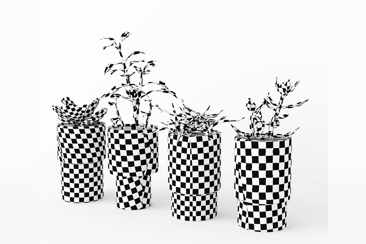 Decorative Plants, a Furniture 3D Model by 3DCargo (Photo 9 of 9)