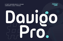 Davigo Pro a Modern Rounded Fonts